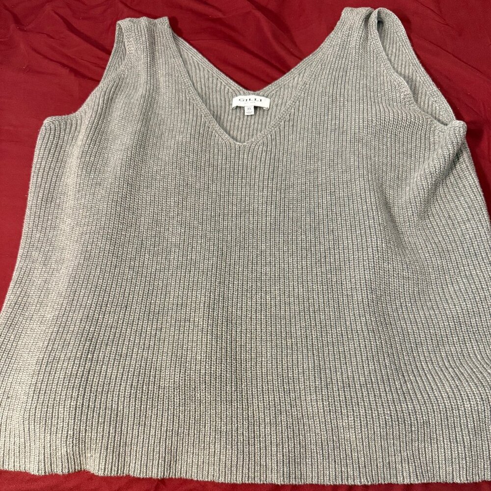 Gray Knit Tank